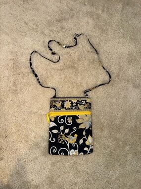 Vintage Vera Bradley Crossbody Bag - Retired Pattern - Yellow Bird